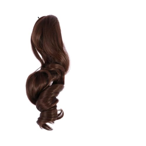 CALLARON Perücke Für Damen Lockig Und Lang Aus Hochtemperaturfaser Haarverlängerung Mit Kieferclip Passt Alle Kopfgrößen Neues Design Mit Flachen Klammer Für Perfekten Sitz Einfach Zu von CALLARON