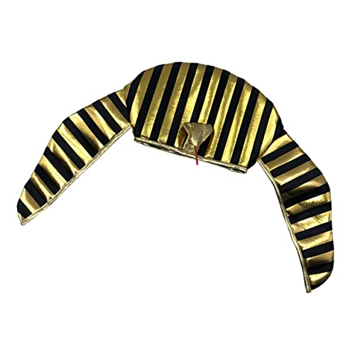 CALLARON Pharaonen Hut für Erwachsene Kostüm Hut für Halloween und Maskerade Festlicher Kopfschmuck für Partys und Veranstaltungen Langlebiges Accessoire für Tolle Auftritte von CALLARON