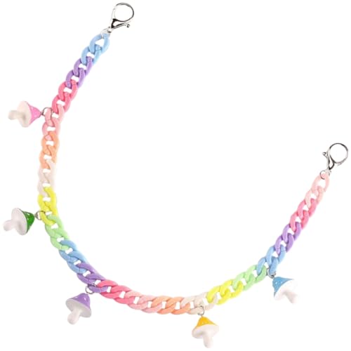 CALLARON Buntes Mushroom Pants Chain Accessoire Für Frauen Und Mädchen Verstellbare Kette Für Taschen Jeans Und Hosen Für Festivals Partys Und Alltagsoutfits von CALLARON