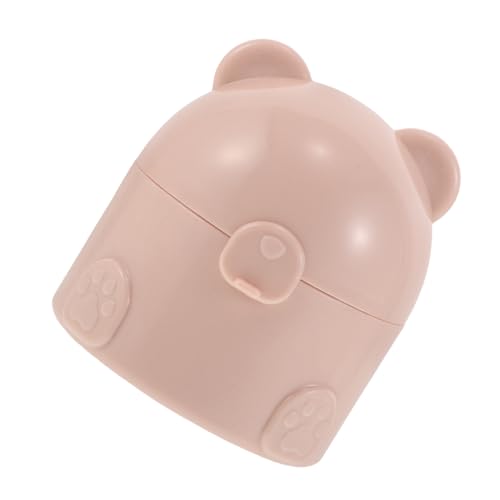 CALLARON Powder Puff Organizer mit Weichem Puff Kunststoff Lose Puderbox Kompakt Nachfüllbar Hohe Pulveraufnahme Einfache Reinigung Tragbar für Damen-make-up Unterwegs von CALLARON