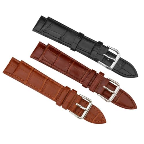 CALLARON Premium Uhrband Schwarz mit Bambusstruktur Verstellbares Ersatz Armband für Damen Herren Bequemes Einfach zu Installierendes Uhrenarmband mit Stilvollem Design von CALLARON