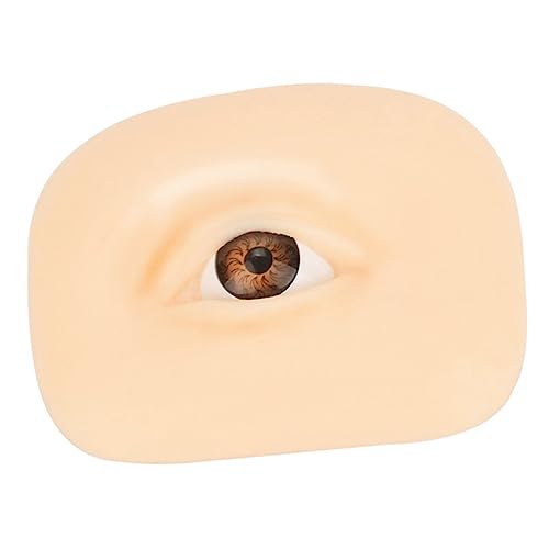 CALLARON Silikon-übungshaut Für Augen-make-up Leere Augenhautform Künstliche Haut Für Lidschatten-übung Übungshaut Aus Silikon Für Make-up-praxis Augen-make-up-brett Für von CALLARON