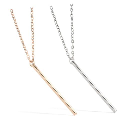 CALLARON Edelstahl Kette Silber Damen Langer Anhänger Mit Einzigartigem Design Stilvolle Halskette Für Frauen Für Besondere Anlässe Wie Valentinstag Feiern Geburtstag Umweltfreundliches von CALLARON