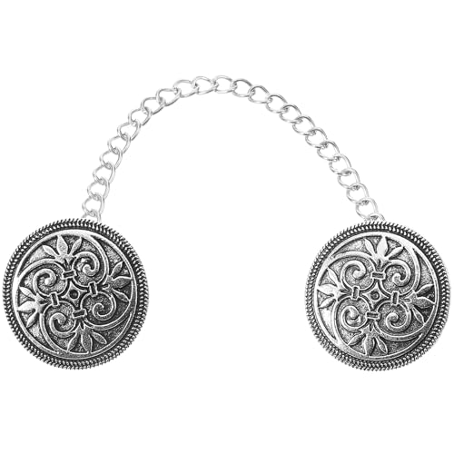 CALLARON Pullover-Schal-Kettenclips Vintage-Cardigan-Kragenhalter Cardigan-Clip Kragennadeln Kleid Pullover Kragenbrosche Vintage Dirndl Knöpfe Für Frauen von CALLARON