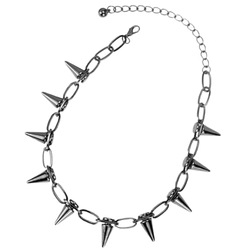 CALLARON Punk Rivet Halskette für Damen Einzigartige Clavicle Choker Kette mit Nieten für Partys Hochzeiten und Besondere Anlässe Elegantes Design für Einen Auffälligen Look von CALLARON