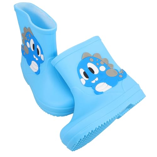 CALLARON Regenstiefel aus Stabilem PVC Rutschfest Leicht und Kompakt Geeignet für Outdoor Aktivitäten Unisex Praktische Schutzschuhe für Jungen und Mädchen von CALLARON