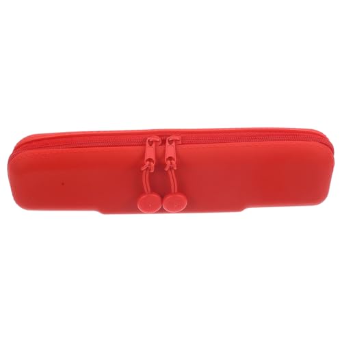 CALLARON Reise-Make-up-Pinseltasche Kosmetiktasche Kosmetikpinselhalter Veranstalter Make-up werkzeugtasche Make-up-Tool-Organizer Make -up -Bürstenhalter Make-up-Pinseletui Kieselgel rot von CALLARON