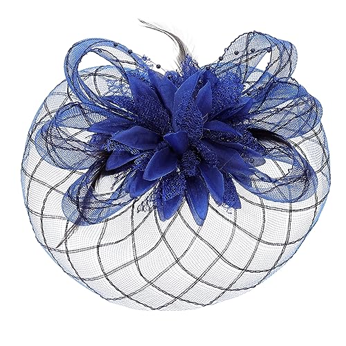 CALLARON Retro Net Garn Fascinator Hut Hochzeit Braut Party Haar Zubehör von CALLARON
