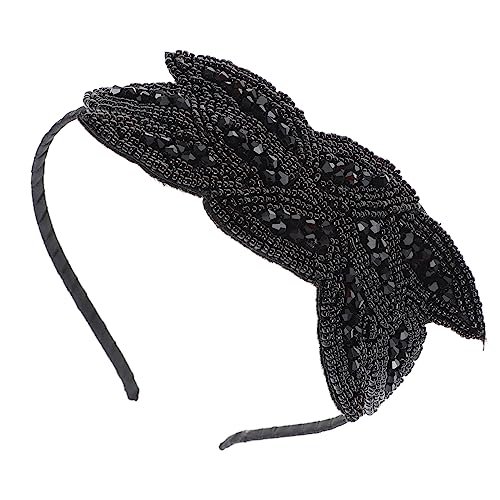 CALLARON Haarband Mit Strass Für Damen Boho Style Stirnband Mädchen Stirnband Kopfschmuck Accessoire Für Hochzeit Bankett Und Party von CALLARON