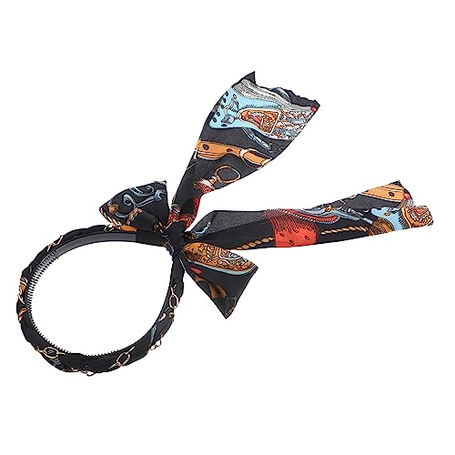 CALLARON Damen Stirnbänder Retro-Streamer-Stirnband Kopfschmuck-Accessoire aus geflochtene Haargummis Tiara Kinder Stirnbänder Mädchen Hochzeit Stirnband Ein Körper Kopfbedeckung Stoff von CALLARON