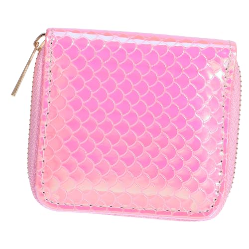 CALLARON Meerjungfrau Geldbörse Pu Wechselgeldhalter Mit Reißverschluss Für Damen Kleine Münztasche Für Alltag Einkaufen Und Reisen von CALLARON