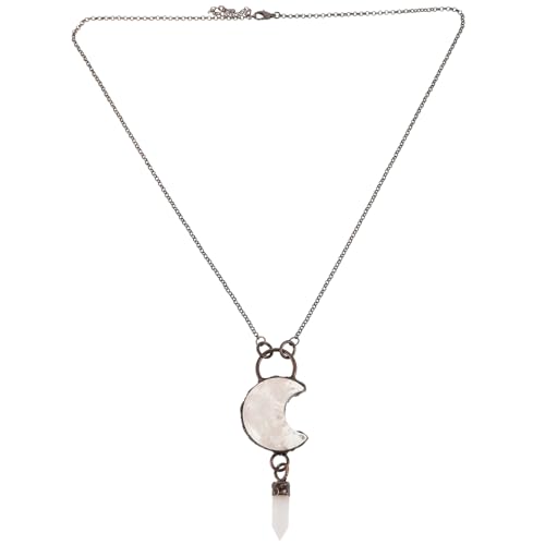 CALLARON Halskette Mit Mondanhänger Für Damen Halskette Mondanhänger Für Damen Mit Mond Modeschmuck Für von CALLARON