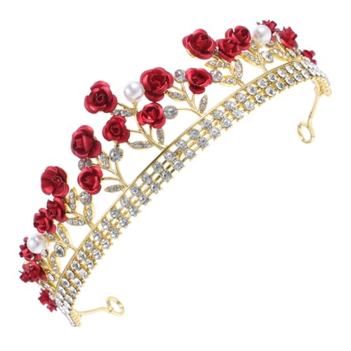 CALLARON Roter Haarreif für Hochzeit Haarschmuck Accessoire für Braut und Brautjungfern für Engagements und Partys Leicht und Langlebig Funkelndes Design für Unvergessliche CALLARON Roter Haarreif für Hochzeit Haarschmuck Accessoire für Braut und Brautjungfern für Engagements und Partys Leicht und Langlebig Funkelndes Design für Unvergessliche von CALLARON