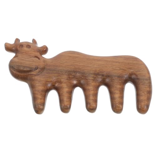 CALLARON Sandelholz-kopfhaut-massagekamm Mit Breiten Entwirrungs-kamm Aus Holz Für Shampoo-massagegerät Zur Entspannung Haarkamm Für Frauen Guasha-kamm Für Haut von CALLARON