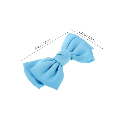 CALLARON Satin Schleifen Schuhclips Blau Abnehmbare Schleifen Schuhe Ornamente für Damen Pumps Elegante Schuhverzierung für Hochzeit Party Vielseitige Schuhdekoration aus Satin von CALLARON