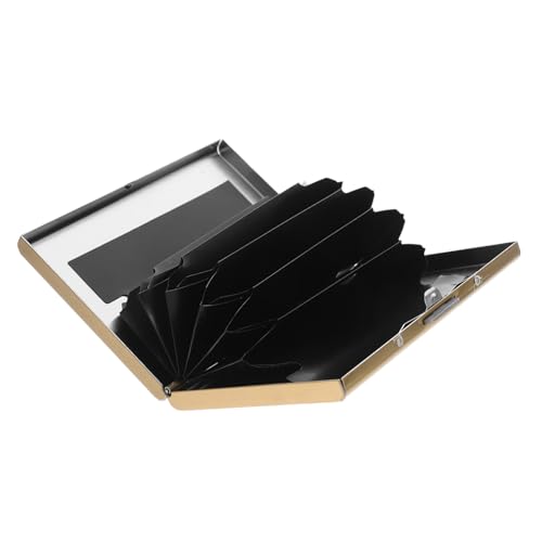 CALLARON Schlanker Metall-kartenhalter aus Edelstahl mit Fächern Leichtes Business Wallet für Herren und Damen Robustes Demagnetisiertes Kreditkartenetui für Büro und Reisen von CALLARON
