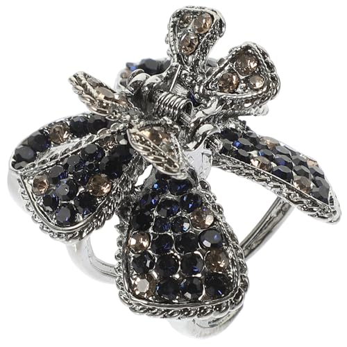 CALLARON Schmetterling Haarspange Strass Klammer Haaraccessoire Für Frauen Pferdeschwanzhalter Party Hochzeit Geburtstag Frisurdekoration von CALLARON