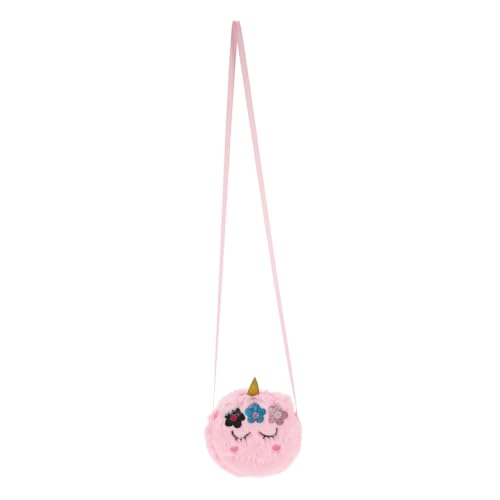 CALLARON Schöner Einhorn Umhängetasche für Praktische Plüsch Geldbörse im Unicorn Design Verstellbare Schulterriemen für Freizeit Einkäufe und Partys von CALLARON