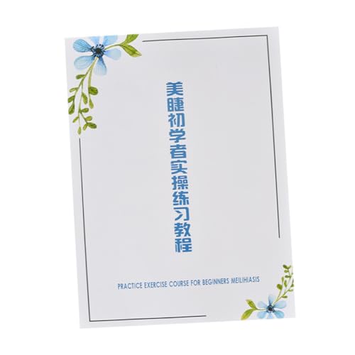 CALLARON Schönheits Wimpern Übung Papier Für Anfänger Wimperntransplantations Lernkurs Selbstlern Praxisbuch von CALLARON