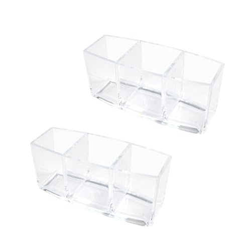 CALLARON Schreibtisch-aufbewahrungskoffer Aus Acryl Transparent Mit Fächern Multifunktionaler Kosmetik-organizer Für Make-up Und Kleine Accessoires von CALLARON