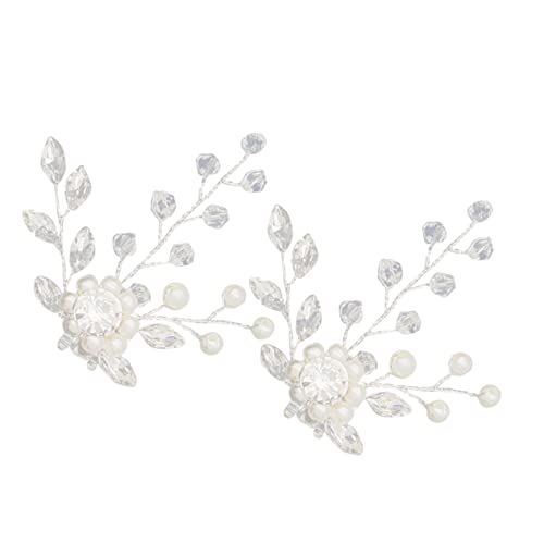 CALLARON Schuhclips für Damen Kristallblumen Schnallen für Brautschuhe DIY Schuhaccessoires für Hochzeiten und Partys für Pumps Flats und Sandalen von CALLARON