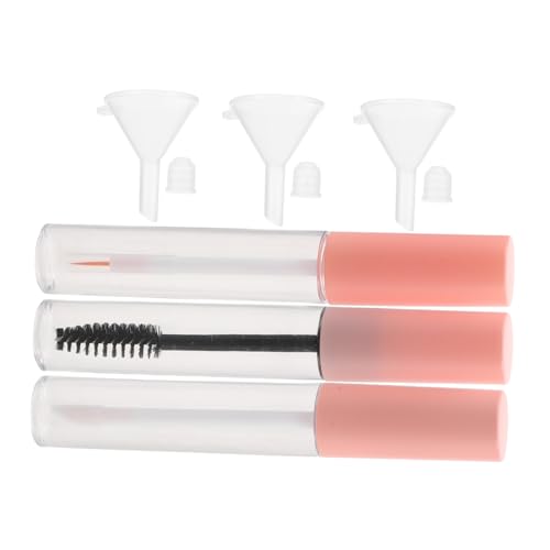 CALLARON Set Mit Lipgloss Flaschen Mascara Trichter Kosmetikflasche Wimpernverlängerungszubehör Leere Wimpernröhre Wimpernflasche Wimpernbehälter Leere Make Up Behälter Leere von CALLARON