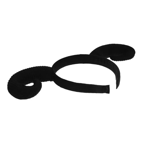 CALLARON Hörner Stirnband Aus Schafshorn Haarband Für Halloween Party-kopfschmuck Stirnband Für Schaf Haar-accessoire Für Festlichkeiten Foto-requisite Aus Schafshorn Tierkopfschmuck von CALLARON