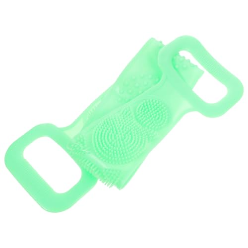 CALLARON Silikon Rückenmassage Peeling Handtuch Langlebiger Körperschrubber mit Griff Tragbares Duschhandtuch zur Sanften Hauterneuerung Bequemes Rückenreinigen für Dusche und Bad Grün CALLARON Silikon Rückenmassage Peeling Handtuch Langlebiger Körperschrubber mit Griff Tragbares Duschhandtuch zur Sanften Hauterneuerung Bequemes Rückenreinigen für Dusche und Bad Grün von CALLARON