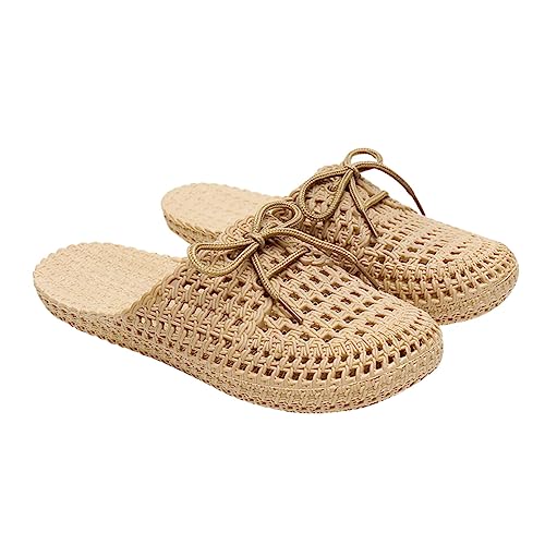 CALLARON Sommerliche Sandalen Damen Herren Hollow out Design Atmungsaktive Sandalen mit Flacher Gummisohle Bequeme Outdoor für Alltag und Strand in Kaffee Farbe CALLARON Sommerliche Sandalen Damen Herren Hollow out Design Atmungsaktive Sandalen mit Flacher Gummisohle Bequeme Outdoor für Alltag und Strand in Kaffee Farbe von CALLARON