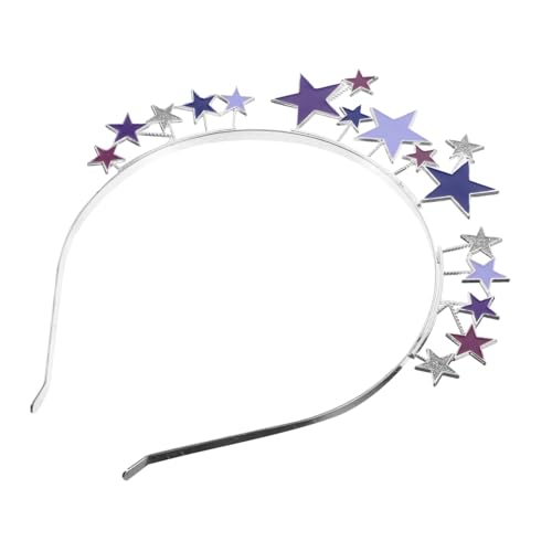 CALLARON Sterne Stirnband Haarband für Damen dekorative Haarbänder Weihnachts-Haarschmuck Stirnbänder Haarschmuck für die Hochzeitshaarschmuck für Bräute Kopfbedeckung Schal von CALLARON