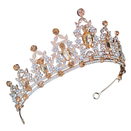 CALLARON Stirnband Mit Strass Für Braut Hochzeit Frauen Kopfbedeckung Haar-schmuck Diadem-accessoire Brautschmuck von CALLARON