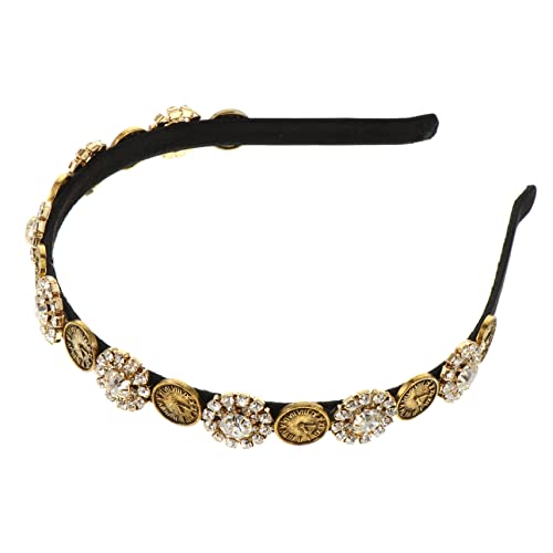CALLARON Strass Stirnband Für Mädchen Haarschmuck Hochzeits Haarband Vintage Zarte Kopfbedeckung Für Party Reisen Shopping Jubiläum Arbeit Stilvolle Geschenkidee von CALLARON