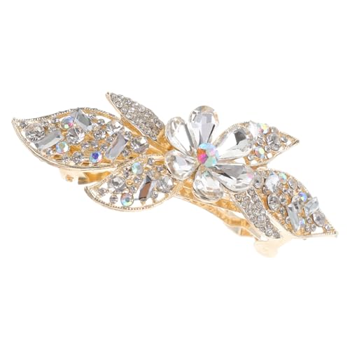 CALLARON Frühlings-haarspange Blume Haarspange Strass Haarspange Metall Damen Für Hochzeit Kostümparty Alltag von CALLARON