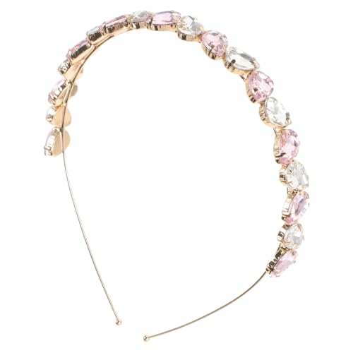 CALLARON 1stück Haarschmuck -rhinestones Stilvolles Haarband Rosa Für Tägliche Nutzung Und Besondere Anlässe Modisches Accessoire Für von CALLARON