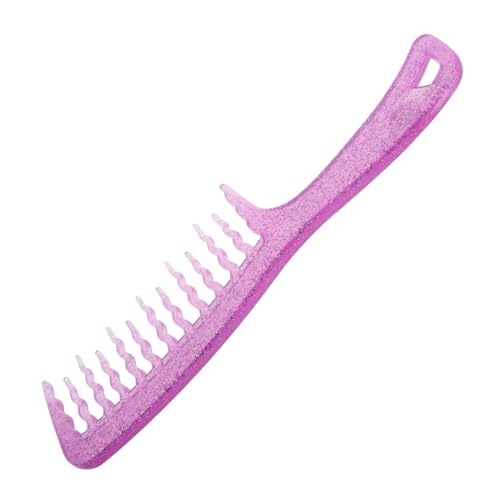 CALLARON Strukturkamm Mit Breiten Zähnen Für Lockiges Haar Kleiner Kamm Zum Entwirren Und Styling Haarkämme Für Frauen Aus Langlebigem Material von CALLARON