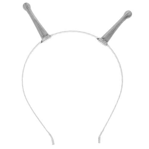 CALLARON Stylischer Haarreif für Damen Silberner Cosplay Kopfschmuck mit Leuchtenden für Halloween Partys und Karneval Einzigartiges Accessoire für Unvergessliche Auftritte von CALLARON