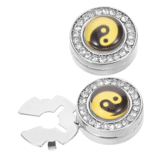 CALLARON Tai Chi Manschettenknöpfe Klassische Metall Hemd Cuff Links Elegante Button Dekoration Für Hochzeiten Business Und Alltag Herrenmode von CALLARON