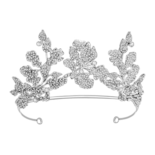 CALLARON Hochzeitskrone Für Frauen Brautjungfernkrone Mit Strass Krone Stirnband Kopfschmuck Für Hochzeiten Partys Und Besondere Anlässe von CALLARON