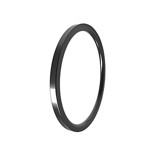 CALLARON Titanstahl Ring für Minimalistischer Unisex Ehering Schwarz Us Hochwertiger Langlebiger Schmuck für Damen und Herren für Verlobung und Besondere Anlässe von CALLARON