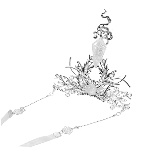 CALLARON Traditionelle Chinesische Haarkrone Für Herren Aus Legierung Mit Abnehmbaren Langen Quasten Authentisches Hanfu-haar-accessoire Für Verschiedene Anlässe von CALLARON