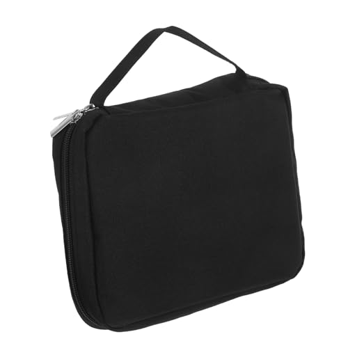 CALLARON Tragbare Mädchen Haar Accessoires Aufbewahrungstasche Polyester Haarclip Organizer mit Griff Reisefreundlicher Haargummi und Haarreif Halter für Kleinkinder von CALLARON