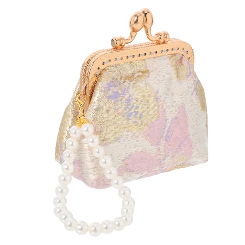CALLARON Chinesische Broschen Geldbörse Vintage Handtasche Mit Perlenverzierungen Und Traditionellem Clutch Für Damen Und Mädchen Für Partys Und Reisen von CALLARON