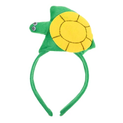 CALLARON Turtle Costume Headband Flauschiges Tier-haarband Für Cosplay-events Weiche Schildkröten-kopfbedeckung Für Und Auftritte Für Feiern Und Kreative Anlässe von CALLARON