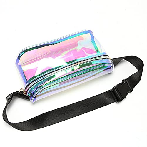 CALLARON Holografische Pu-Ledertasche Mit Verstellbarem Gurt Stylische Umhängetasche Für Reisen Kosmetik Und Freizeit Geeignet Für Männer Und Frauen Muster von CALLARON