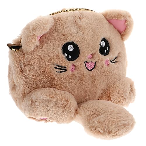 CALLARON Plüsch Umhängetasche Damen Cartoon Schultertasche Tragbare Crossbody Tasche Für Mädchen Weiches Material Großes Fassungsvermögen Stilvolles Design von CALLARON