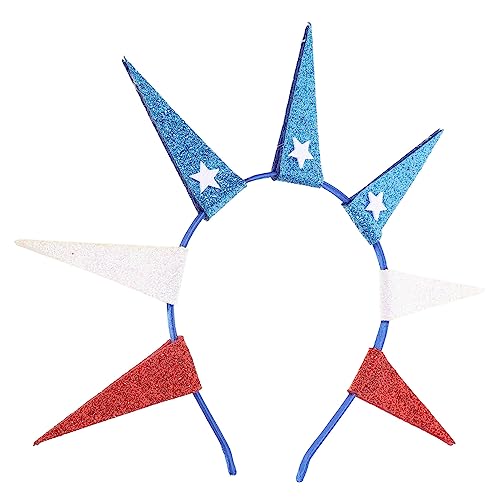 CALLARON Unabhängiges Haarschmuck Kopfband mit Glitzersternen Leichtes Festival Haarreif Party Accessoire für Familienfeiern und Fotos von CALLARON