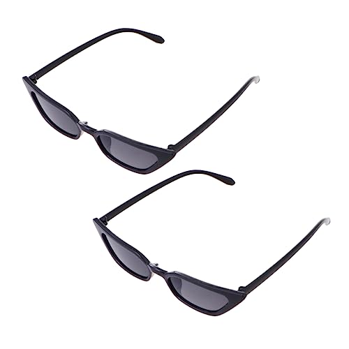CALLARON Uv-sonnenbrille Elegantes Katzenaugen-design Kleiner Rahmen Brille Für Damen Schwarz CALLARON Uv-sonnenbrille Elegantes Katzenaugen-design Kleiner Rahmen Brille Für Damen Schwarz von CALLARON