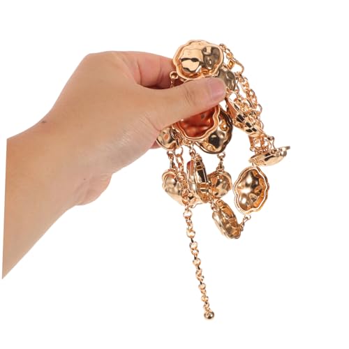 CALLARON Verstellbare Damen Taillenkette Metall mit Muschel Modische Hüftkette für Kleider Jeans und Strandoutfits Leichtes Robustes Bauchkettendesign für Festival und Alltag von CALLARON