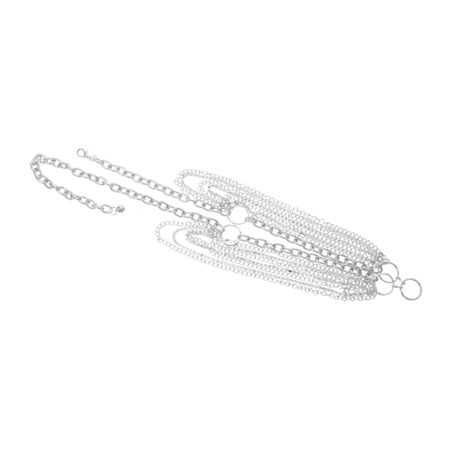 CALLARON Verstellbarer Mehrlagiger Taillenkette Damen Körperkette aus Stabilem Zinklegierung und Funkelnden Strasssteinen für Kleider Strandmode Festivals von CALLARON