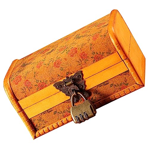 CALLARON Vintage Schmuckkästchen Holz Schmuckbox Aufbewahrungsbox Organizer Mit Schloss Schmuckorganizer Aus Holz Schatzkiste Aus Schmucketui von CALLARON